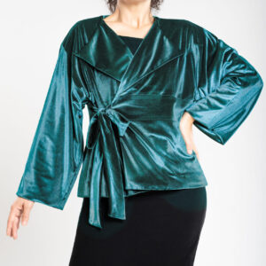 emblème giacca color green