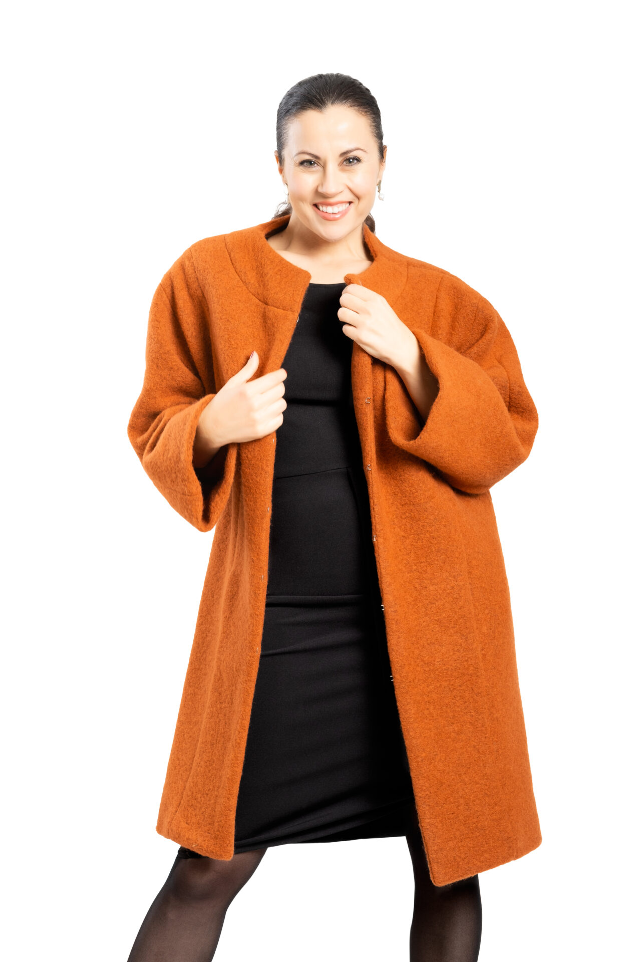 emblème giacca orange